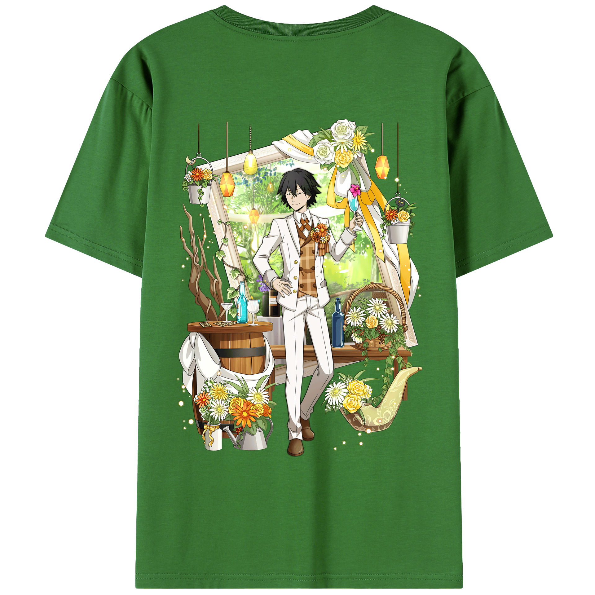 （画像用） 文豪ストレイドッグス Bungo Stray Dogs レディース半袖Tシャツ(バックプリント)